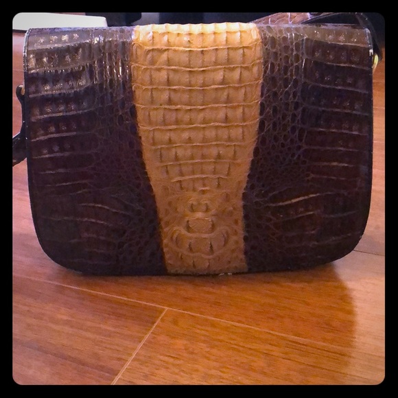 Vintage Handbags - VINTAGE Crocodile Handbag